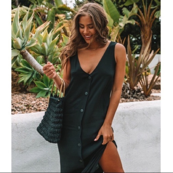 Vici Dresses & Skirts - VICI | Oakley Button Down Sheer V Neck Size M